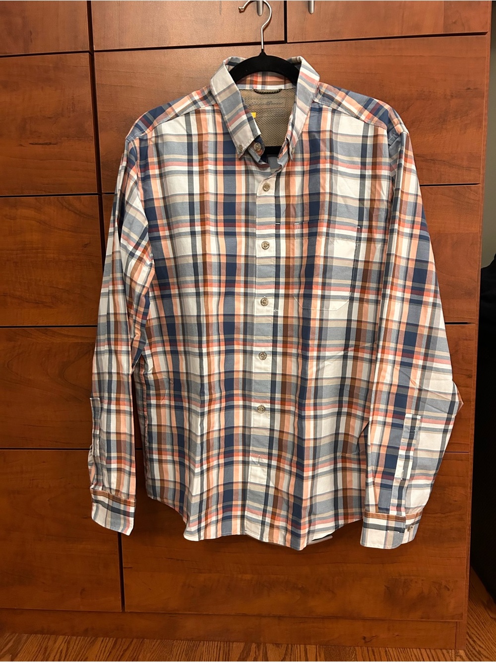 Eddie Bauer Men's Plaid Button-Down Shirt